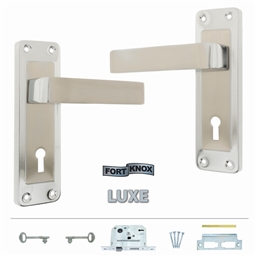 M8N10 - 2 Lever Lockset Jade 6" -M8N10_o_T